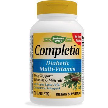 Вітаміни та мінерали Nature's Way Completia Diabetic, 90 таблеток CN10713 фото