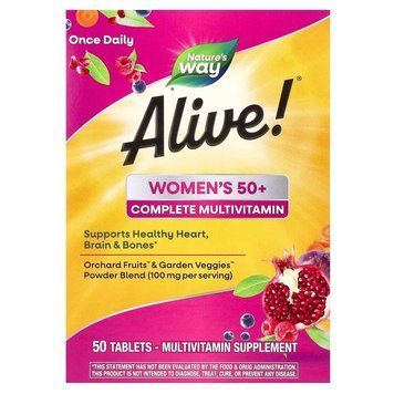 Комплекс для здоров'я жінок 50+ Nature's Way Alive! Women's 50+, 50 таблеток CN16220 фото