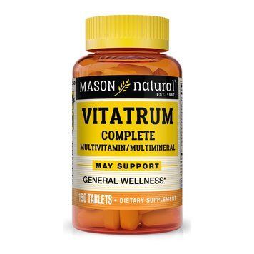 Вітаміни та мінерали Mason Natural Vitatrum Complete Multivitamin/Multimineral, 150 таблеток CN10983 фото