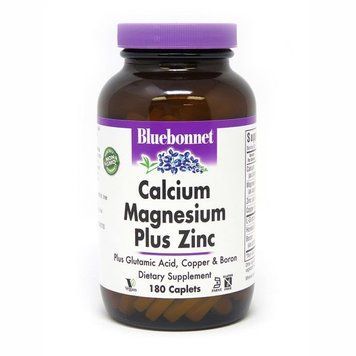 Вітаміни та мінерали Bluebonnet Nutrition Calcium Magnesium plus Zinc, 180 каплет CN6486 фото