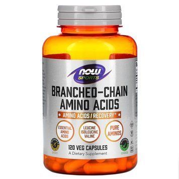 Амінокислота BCAA NOW Branched Chain Amino Acids, 120 капсул CN703 фото