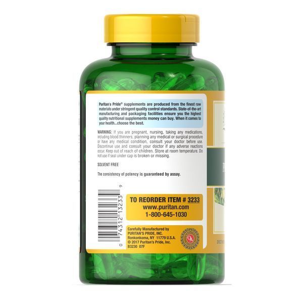Жирні кислоти Puritan's Pride Evening Primrose Oil 1300 mg, 120 капсул CN12882 фото