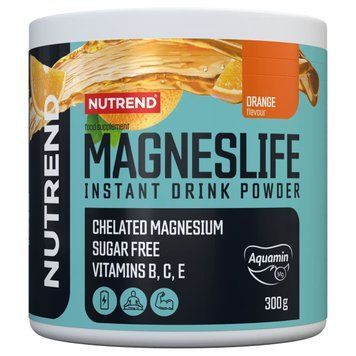 Вітаміни та мінерали Nutrend MagnesLife Instant Drink Powder, 300 грам - Апельсин CN16233-2 фото