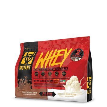 Протеїн Mutant Whey, 1.8 кг - Потрійний шоколад/Ванільне морозиво CN7937-1 фото