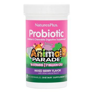 Дитячий пробіотик Natures Plus Animal Parade Probiotic, 30 жувальних таблеток - Ягоди CN13523-1 фото