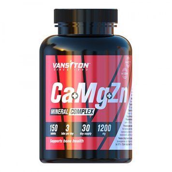 Вітаміни та мінерали Vansiton Calcium Magnesium Zinc, 150 таблеток CN10434 фото