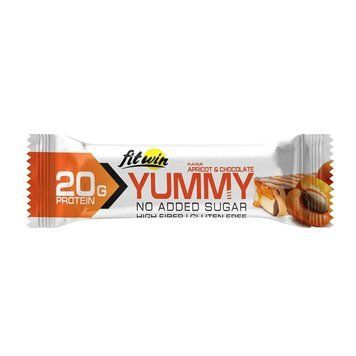 Батончик FitWin YUMMY Bar 36% no added sugar, 55 грам - Абрикос-шоколад CN16953-4 фото