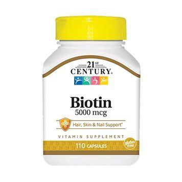 Вітаміни та мінерали 21st Century Biotin 5000 mcg, 110 таблеток CN5234 фото