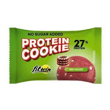 Протеїнове печиво FitWin Protein Cookie 27%, 40 грамів - Червоний оксамит CN20115-1 фото
