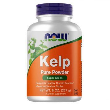 Вітаміни та мінерали NOW Kelp Powder, 227 грам CN4492 фото