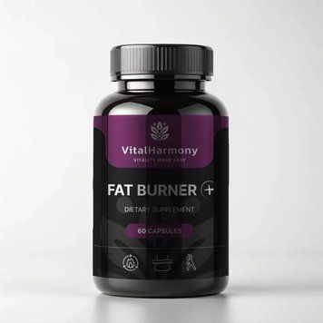Нічний жироспалювач VitalHarmony Fat Burner Night, 60 капсул CN17378 фото