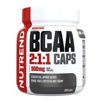 Амінокислота BCAA Nutrend BCAA 2:1:1, 300 капсул для зростання м'язів CN16234 фото
