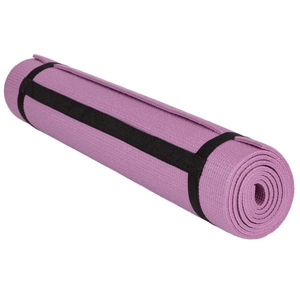 Килимок для йоги та фітнесу Power Play 4010 173 x 61 x 0.6 см, Rose CN10357 фото