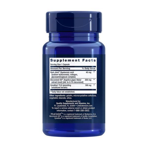 Препарат для суглобів і зв'язок Life Extension Fast-Acting Joint Formula, 30 капсул CN14102 фото