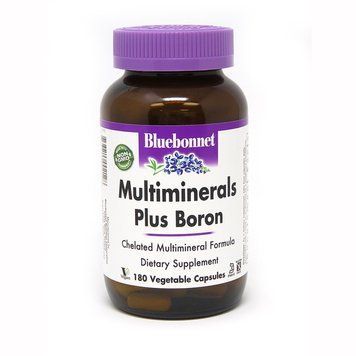 Вітаміни та мінерали Bluebonnet Nutrition Multiminerals Plus Boron, 180 вегакапсул CN3977 фото