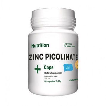 Вітаміни та мінерали EntherMeal Zinc Picolinate, 60 капсул CN7550 фото