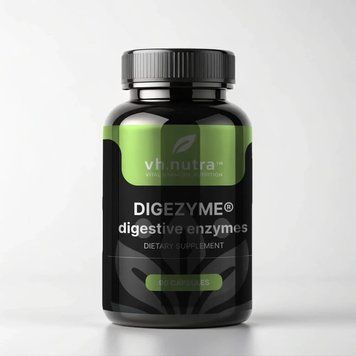 Мультиензимний комплекс VitalHarmony DigeZyme, 90 капсул для травлення CN17380 фото