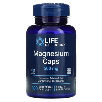 Вітаміни та мінерали Life Extension Magnesium Caps 500 mg, 100 вегакапсул CN11327 фото