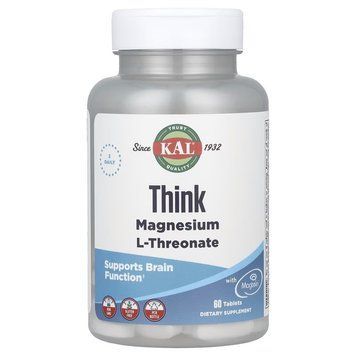Магній L-треонат KAL Think Magnesium L-Threonate, 60 таблеток CN16527 фото