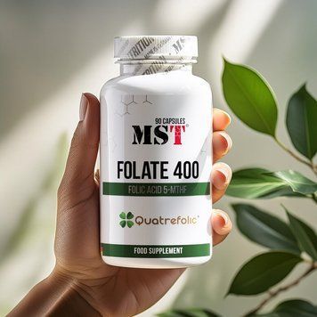 Вітаміни та мінерали MST Nutrition Folate 400 Quatrefolic, 90 капсул CN15424 фото