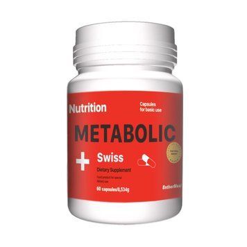 Вітаміни та мінерали EntherMeal Metabolic Swiss, 60 капсул CN7552 фото