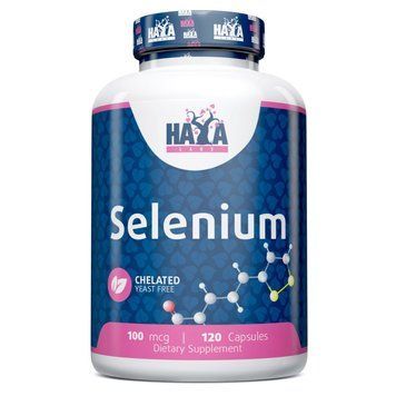 Вітаміни та мінерали Haya Labs Selenium 100 mcg, 120 капсул CN12114 фото