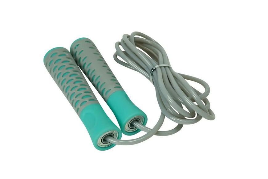 Скакалка Power Play 4206 2.75 м, Grey/Mint CN14785 фото