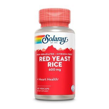 Червоний дріжджовий рис Solaray Red Yeast Rice 600 mg, 45 вегакапсул CN20553-1 фото