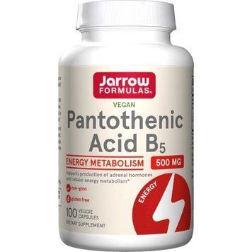 Вітаміни та мінерали Jarrow Formulas Pantothenic Acid 500 mg, 100 вегакапсул CN10887 фото