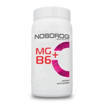 Вітаміни та мінерали Nosorog Mg+B6, 90 таблеток CN11333 фото