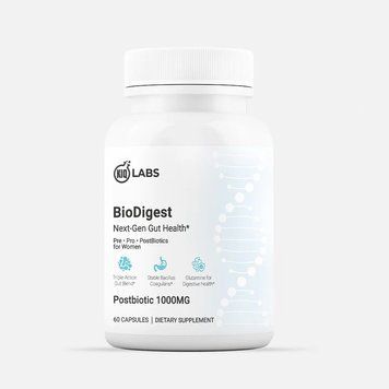 Комплекс для мікрофлори кишківника KIQ Labs BioDigest, 60 капсул CN20446-1 фото