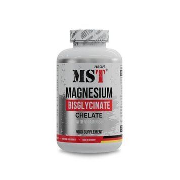 Магній бісгліцинат MST Nutrition Magnesium Bisglycinate, 240 капсул для нервової системи CN17226 фото
