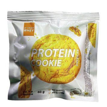 Протеїнове печиво Craft Whey Protein Cookie 60 грам, American - Печиво CN16823 фото