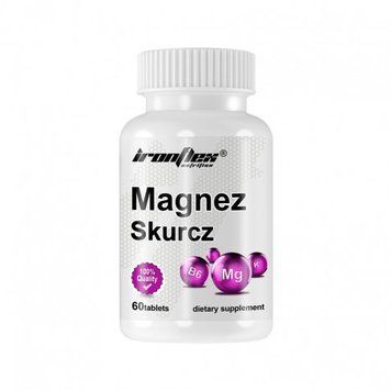 Комплекс магнію та цинку IronFlex Magnez Skurcz, 60 таблеток CN12206 фото