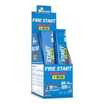 Передтренувальний комплекс Olimp Sport Nutrition Fire Start Energy Gel + BCAA, 20*36 грам - Апельсин CN7532-2 фото