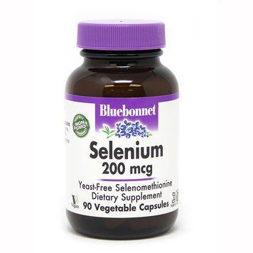 Вітаміни та мінерали Bluebonnet Nutrition Selenium 200 mcg, 90 вегакапсул CN3994 фото
