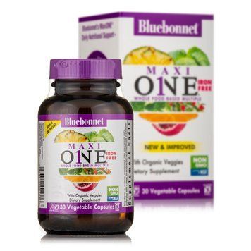 Вітаміни та мінерали Bluebonnet Nutrition Maxi ONE Iron free, 30 вегакапсул CN8157 фото