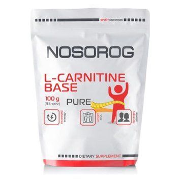 Жироспалювач Nosorog L-Carnitine Base, 100 грам CN9316 фото
