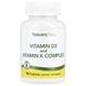 Вітамін D3 і K2 Natures Plus Vit D3 + Vitamin K Complex, 90 таблеток для підтримки кісток CN16974 фото 1