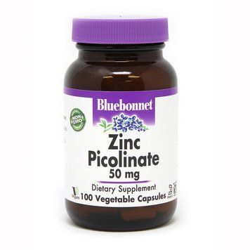 Вітаміни та мінерали Bluebonnet Nutrition Zinc Picolinate 50 mg, 100 вегакапсул CN4003 фото