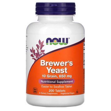 Натуральна добавка NOW Brewer's Yeast, 200 таблеток CN4290 фото