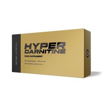 Ацетил L-карнітин Scitec Nutrition Hyper Carnitine, 120 капсул CN14623-1 фото