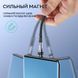 Кабель магнітний із швидкою зарядкою Elough 7 Contact 3 A 1 м 3 в 1 Micro USB/Lightining/Type C, Green обертання на 540&deg; CN12014 фото 4
