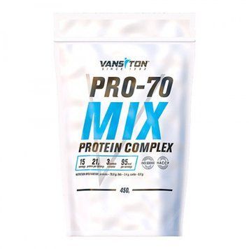 Протеїн Vansiton Pro-70 Mix, 450 грам - Банан CN10406-7 фото
