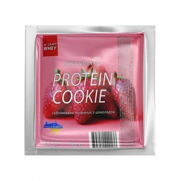 Протеїнове печиво Craft Whey Protein Cookie 60 грам, Strawberry - Полуниця CN16829 фото