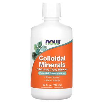 Вітаміни та мінерали NOW Colloidal Minerals Liquid, 946 мл CN4291 фото