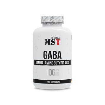 Гамма-аміномасляна кислота MST Nutrition GABA 1000, 180 капсул CN20063-1 фото