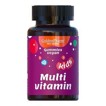 Вітаміни та мінерали Golden Pharm Kids MultiVitamin, 60 желейок CN15558 фото