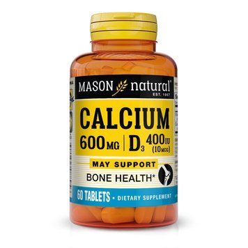 Вітаміни та мінерали Mason Natural Calcium 600 mg mg Plus Vitamin D3, 60 таблеток CN11225 фото