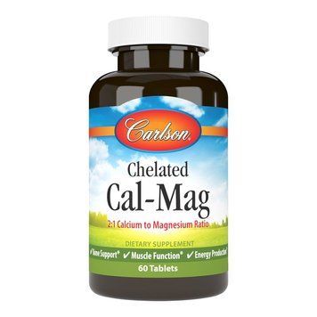 Вітаміни та мінерали Carlson Labs Chelated Cal-Mag, 60 капсул CN6983 фото